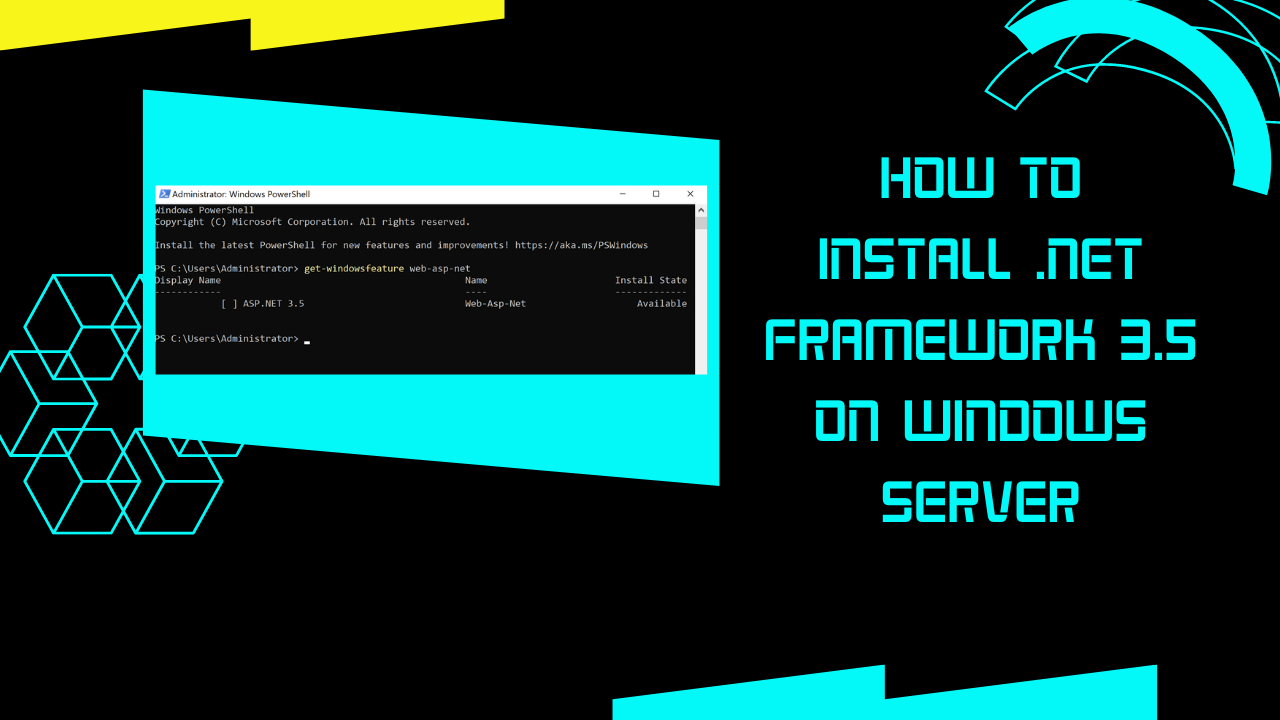 How to install .NET Framework 3.5 on Windows Server - EURDP.com